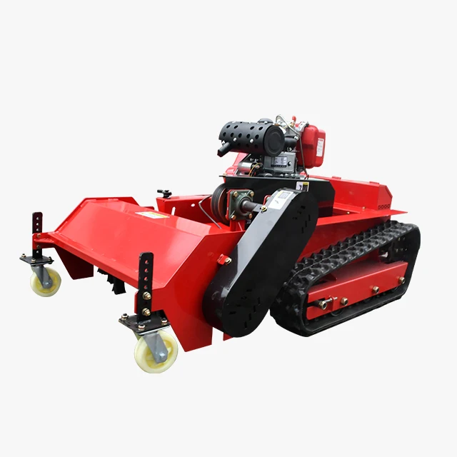 CE   New Products Led Bright Headlights Flail Mulcher For Tractor Remote Control Lawn Mower