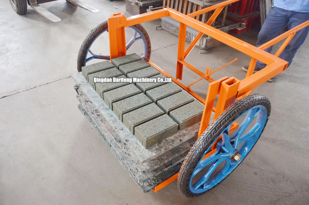 QT4-25 4 inch block machine fully automatic concrete bricks sand fly ash block machines for the production of building materials