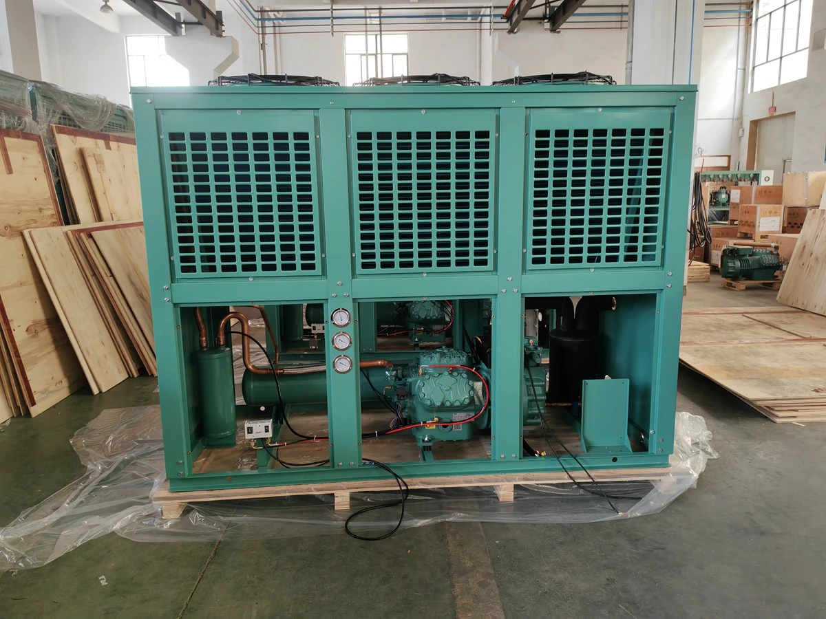 40hp FNVT Air Cooled Box Type Condensing Unit with 4GE-30Y-40P Compressor 380-420V 50Hz Refrigerant HFC