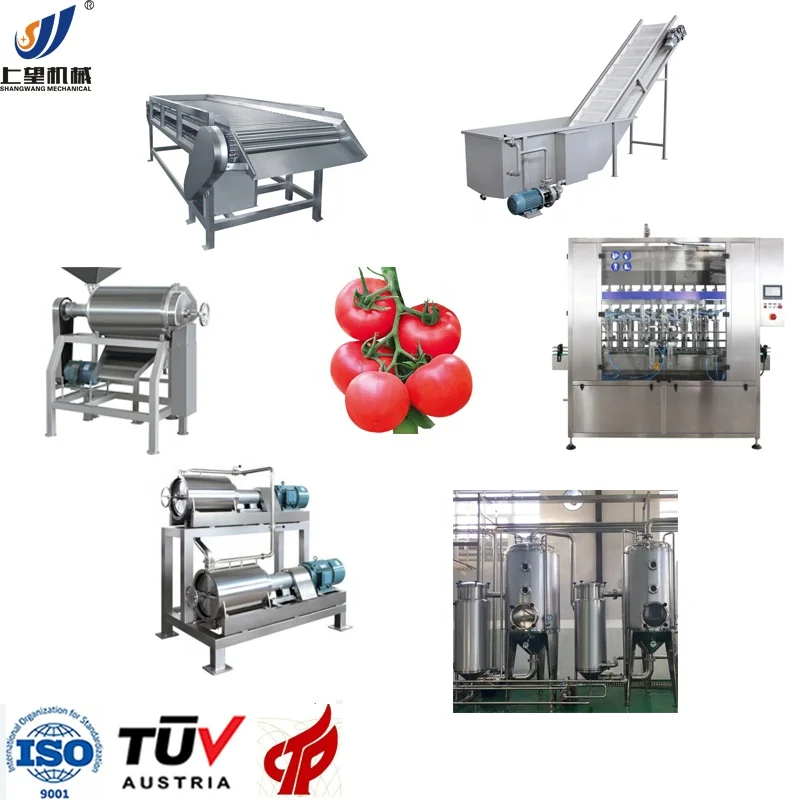 High quality tomato processing plant