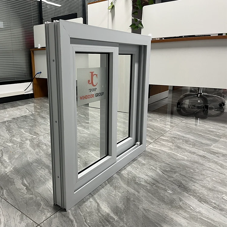 High Quality Interior Office Small Basement Pvc Profile Window And Door Upvc Sliding Windows