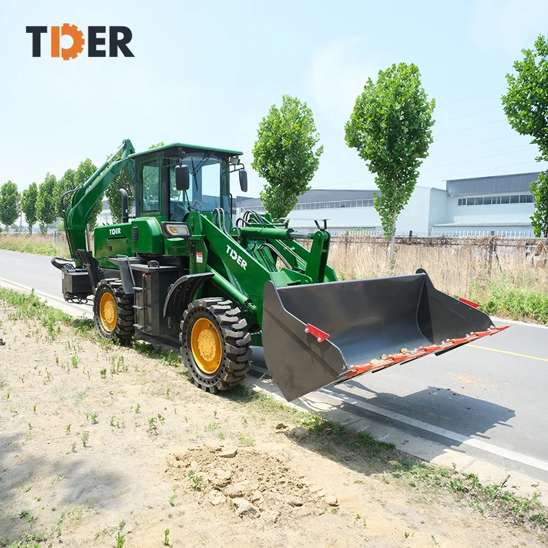 TDER deutz двигатель 1 2/0.3 м3 мини-экскаватор-погрузчик с твердыми шинами цена на продажу
