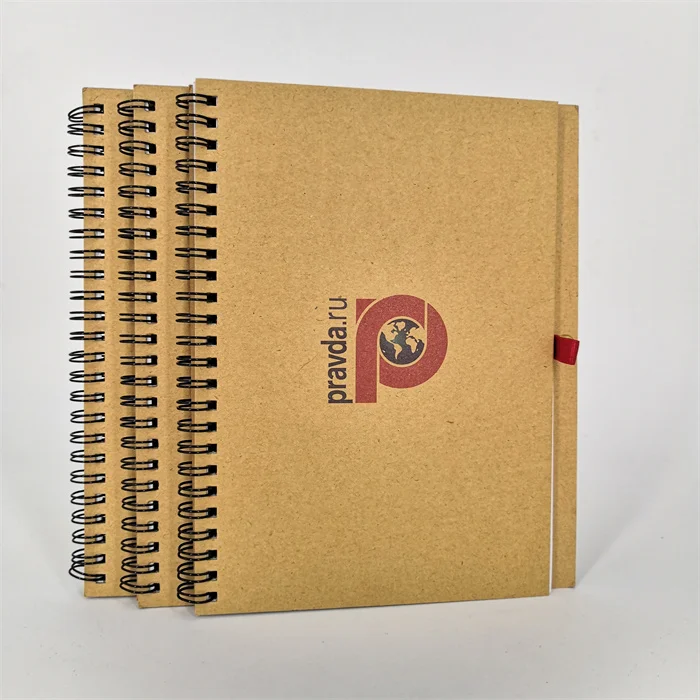 Free sample books printing binding organizer Catalogue diary travel planner custom wire Spiral Notebook Fitness journal printing