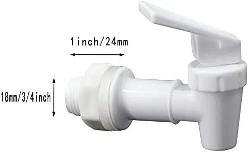4 Piece Factory low price discount Blue white Plastic Water Dispenser Tap beverage Dispenser Spigot Tap plastic Spigot Spout