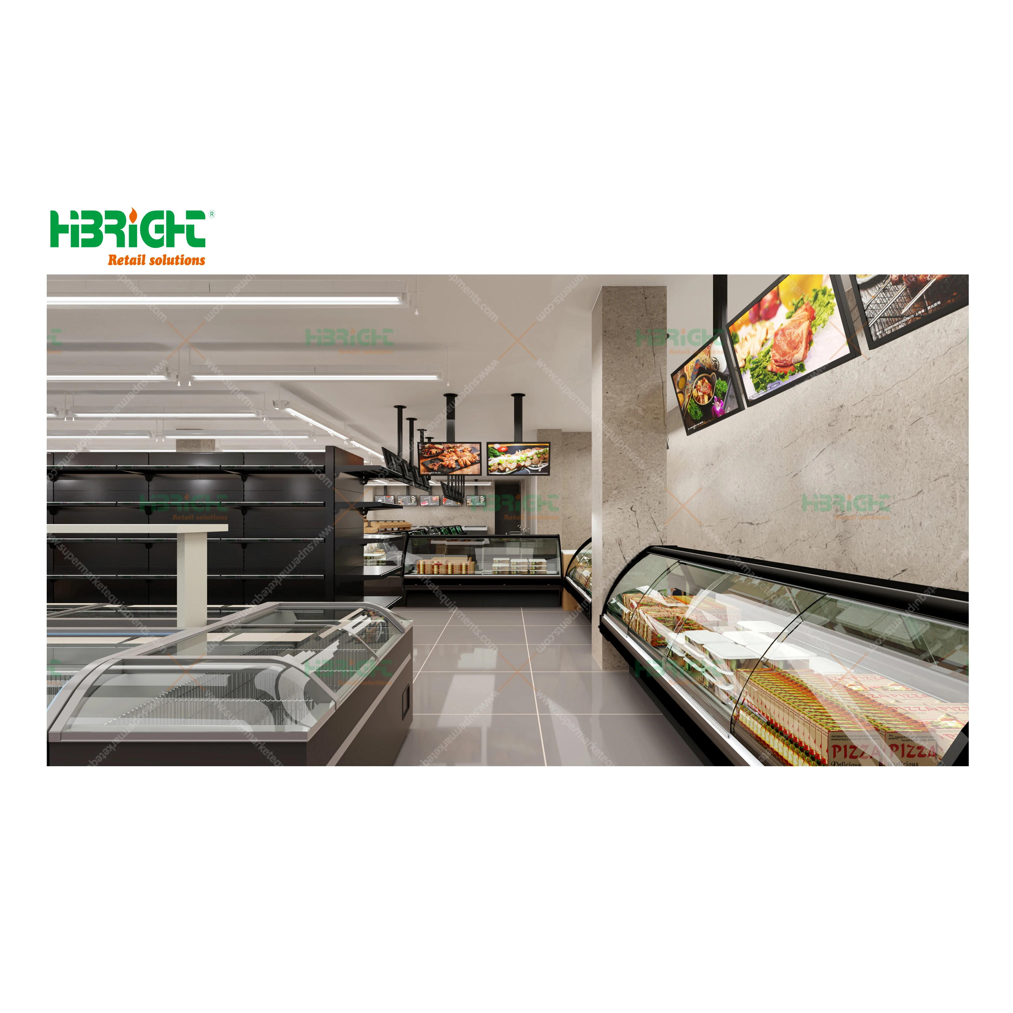 Highbright Retail Solutions Supermarket Shelves 3D 2D Layout Design