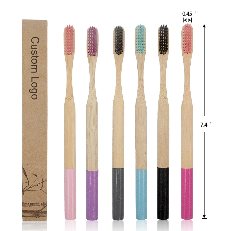 GlowayManufacturer Premium Quality Oem All Natural Children Tooth Brush Custom Logo Biodegradable Baby Toothbrush