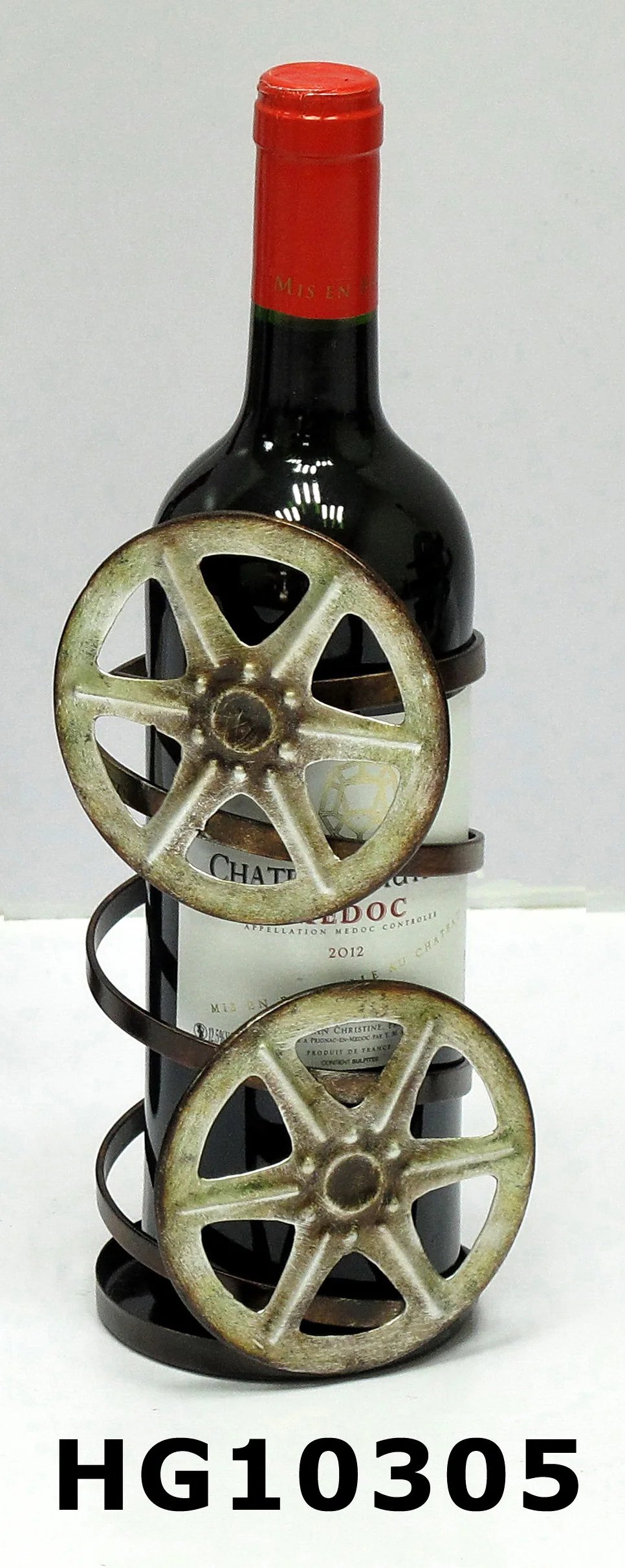 Specialized Wrought Iron Wine Cork Art Cage, Metal Wine Cork Holder For Home Decor