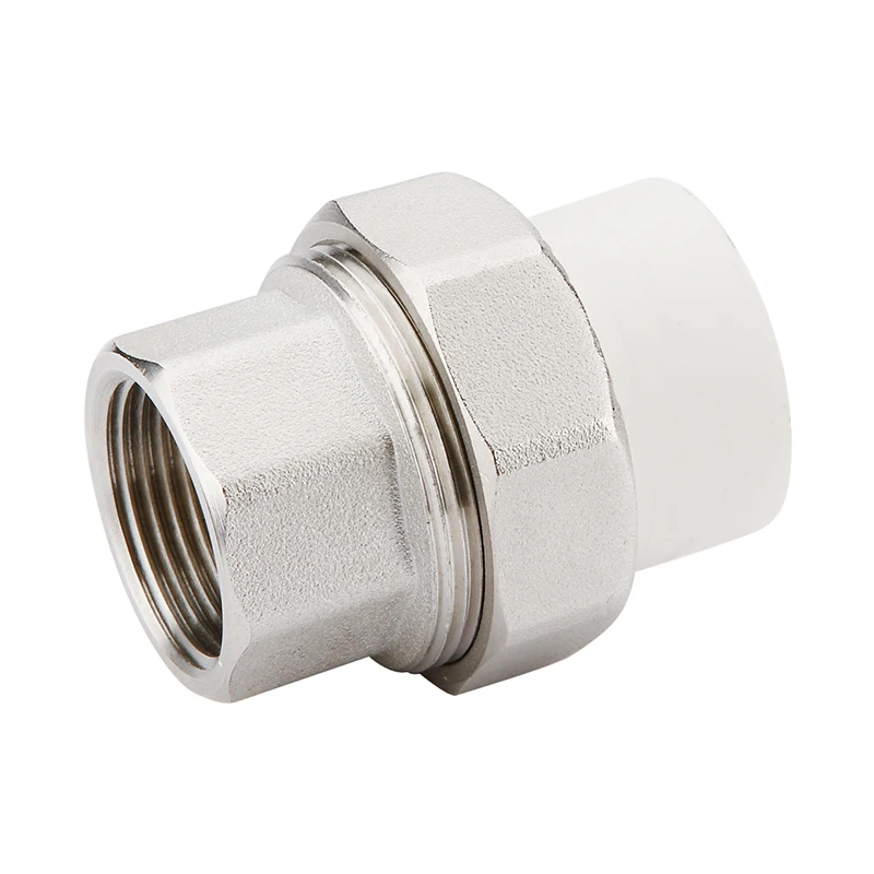 
K731 super September offer Brass half union fitting using male threaded ppr nipple pipe fittings 