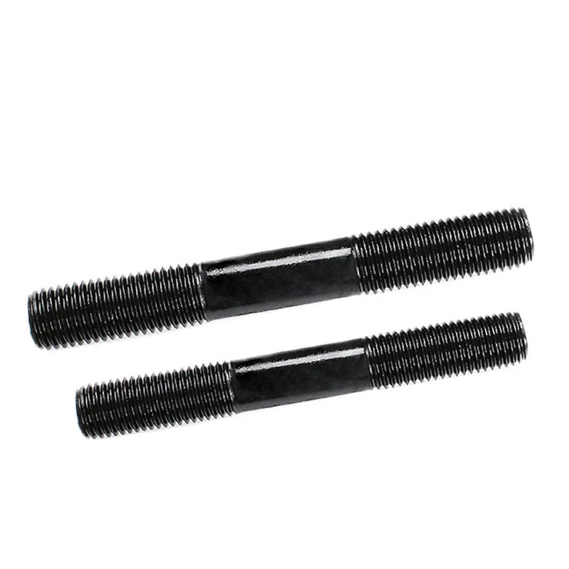 High Strength Stud Bolt with Screw Thread at Both Ends of Stud Bolt Stainless Steel Metric Studs B1=1.25d Black,zinc