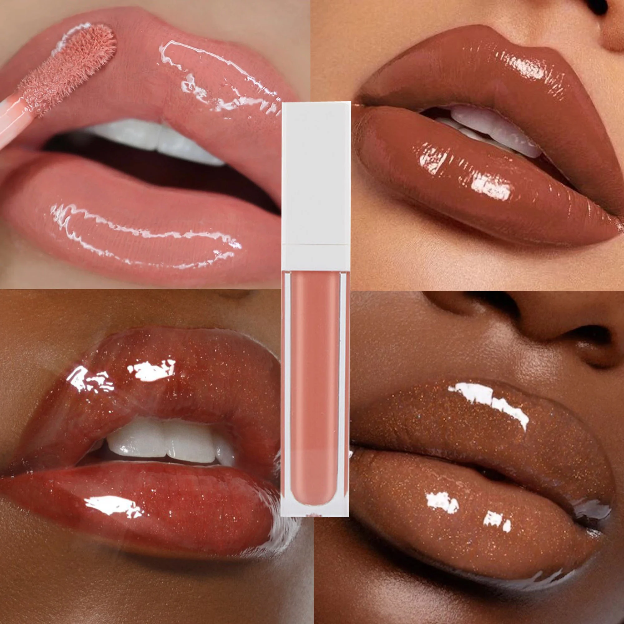 20 colors China cosmetics vendors  lip stick lipgloss private label clear waterproof lip gloss