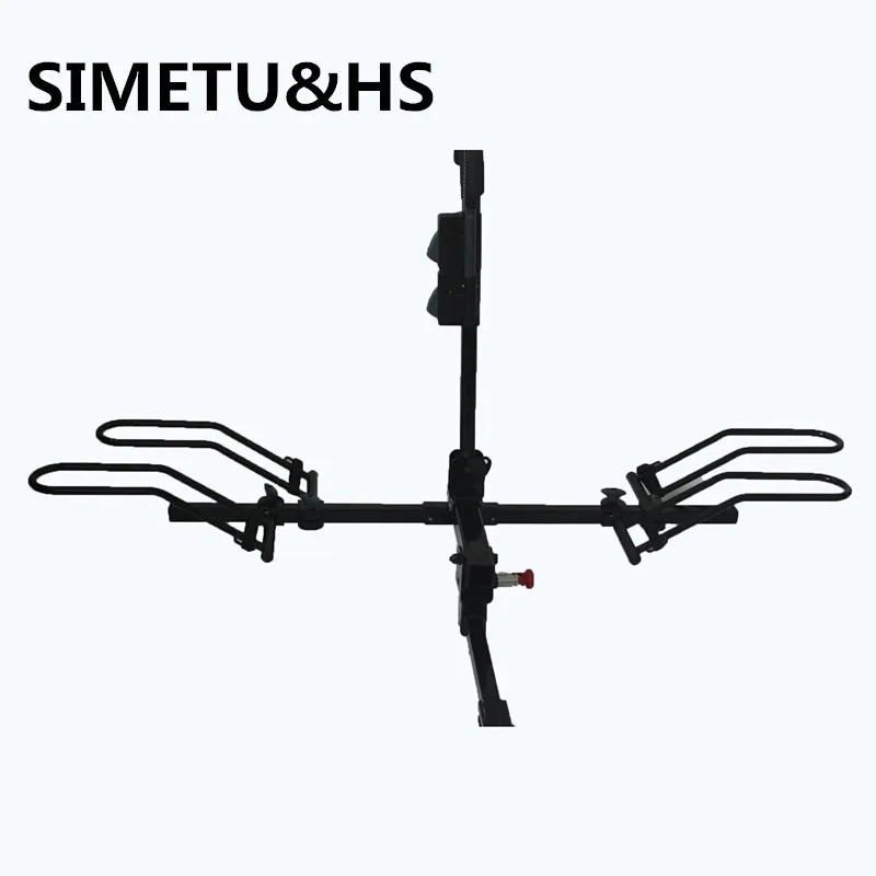 SIMETU&HS-2 Bike Bicycle Hitch Mount Rack Carrier for Car-Tray Style Smart Tilting Design