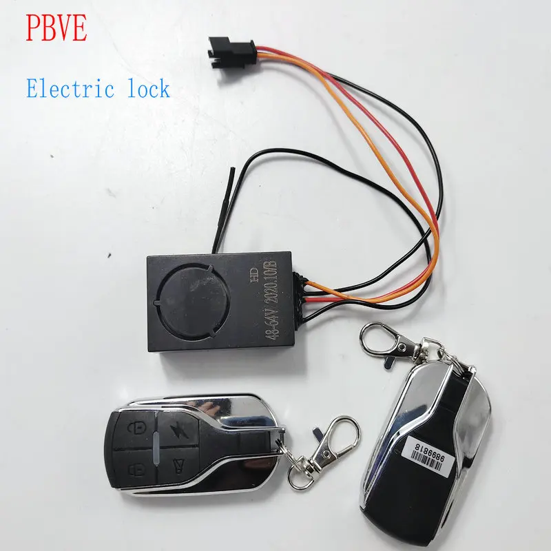 36v48v60v64v Burglar Alarmer+Electric Control Lock/Wireless KEY Lithium Battery E-Bike MTB ACCESSORY Conversion Part
