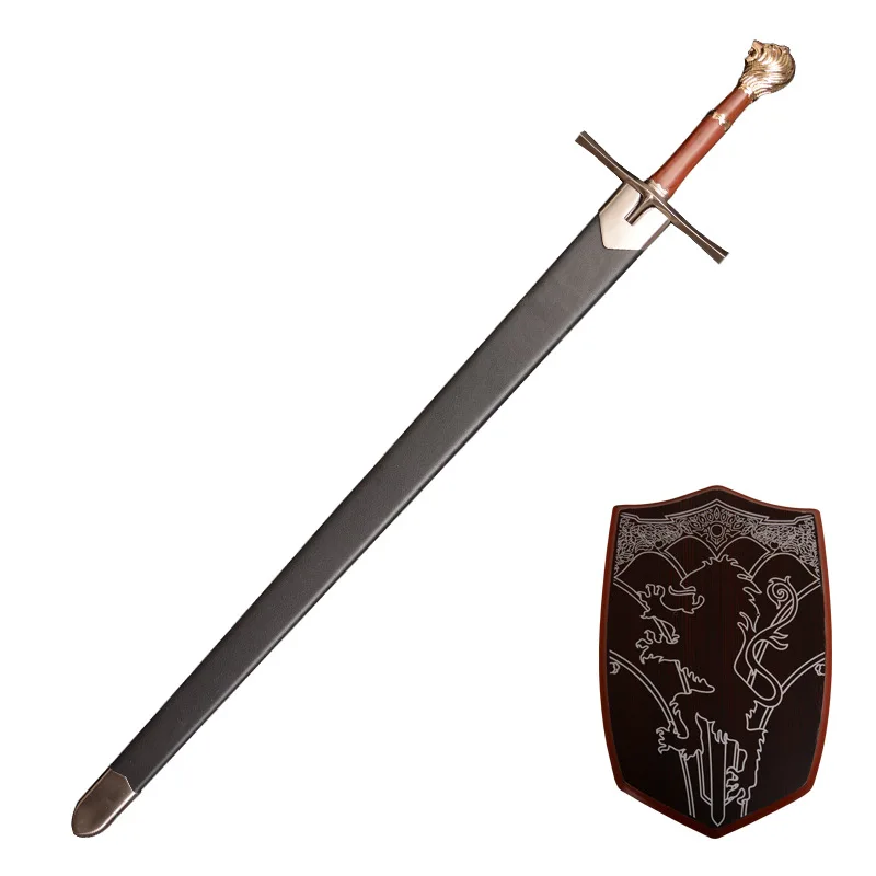 Hot Selling 116cm 2.25kg Lord of Ring Lion Head Sword For Cosplay Collection