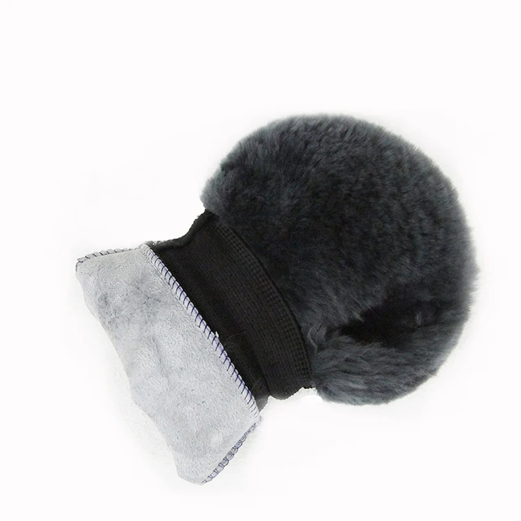 Thick Lamb Wool Car Cleaning Wash Mitt Microfiber Household Gloves