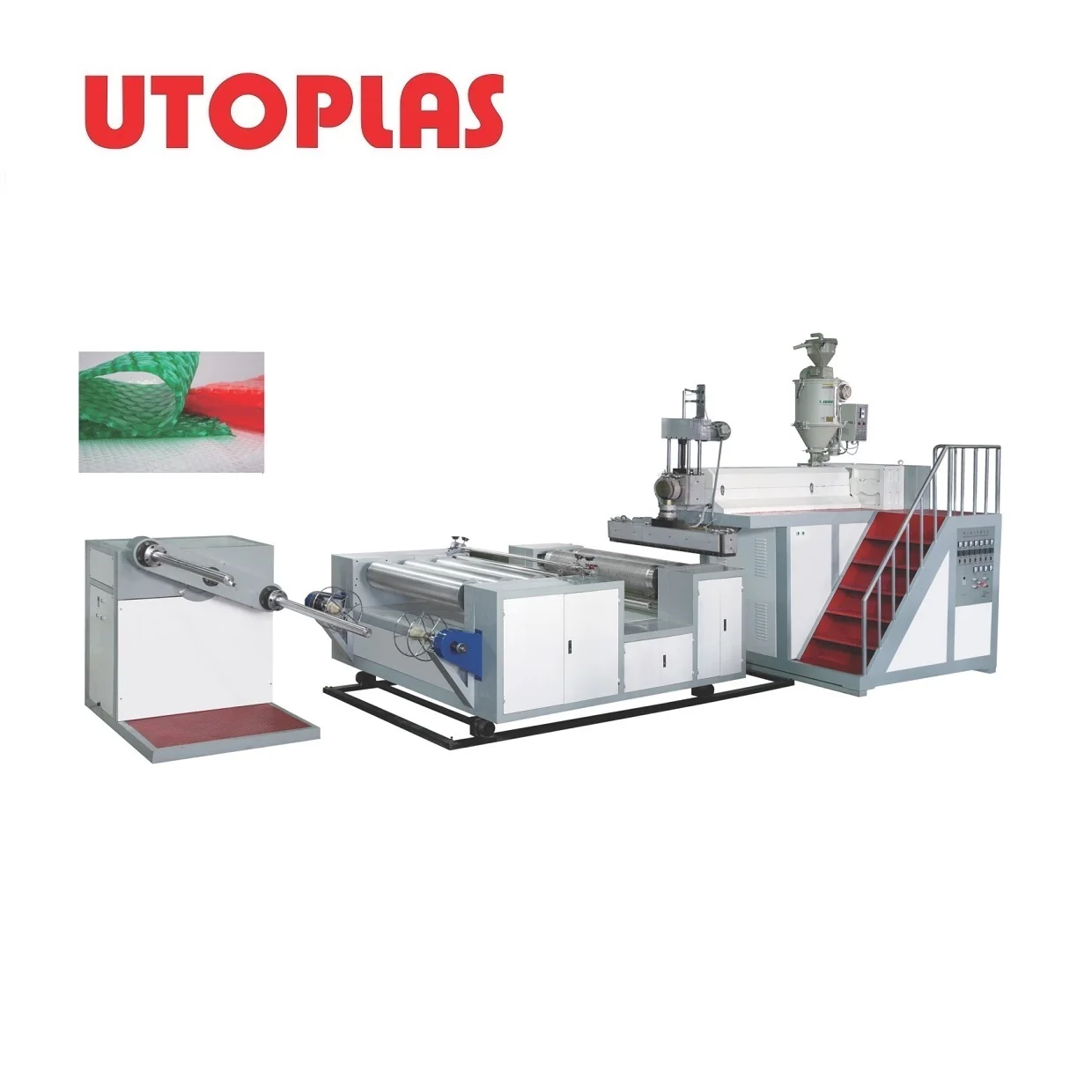 Машина для производства рулонной пленки для бассейна