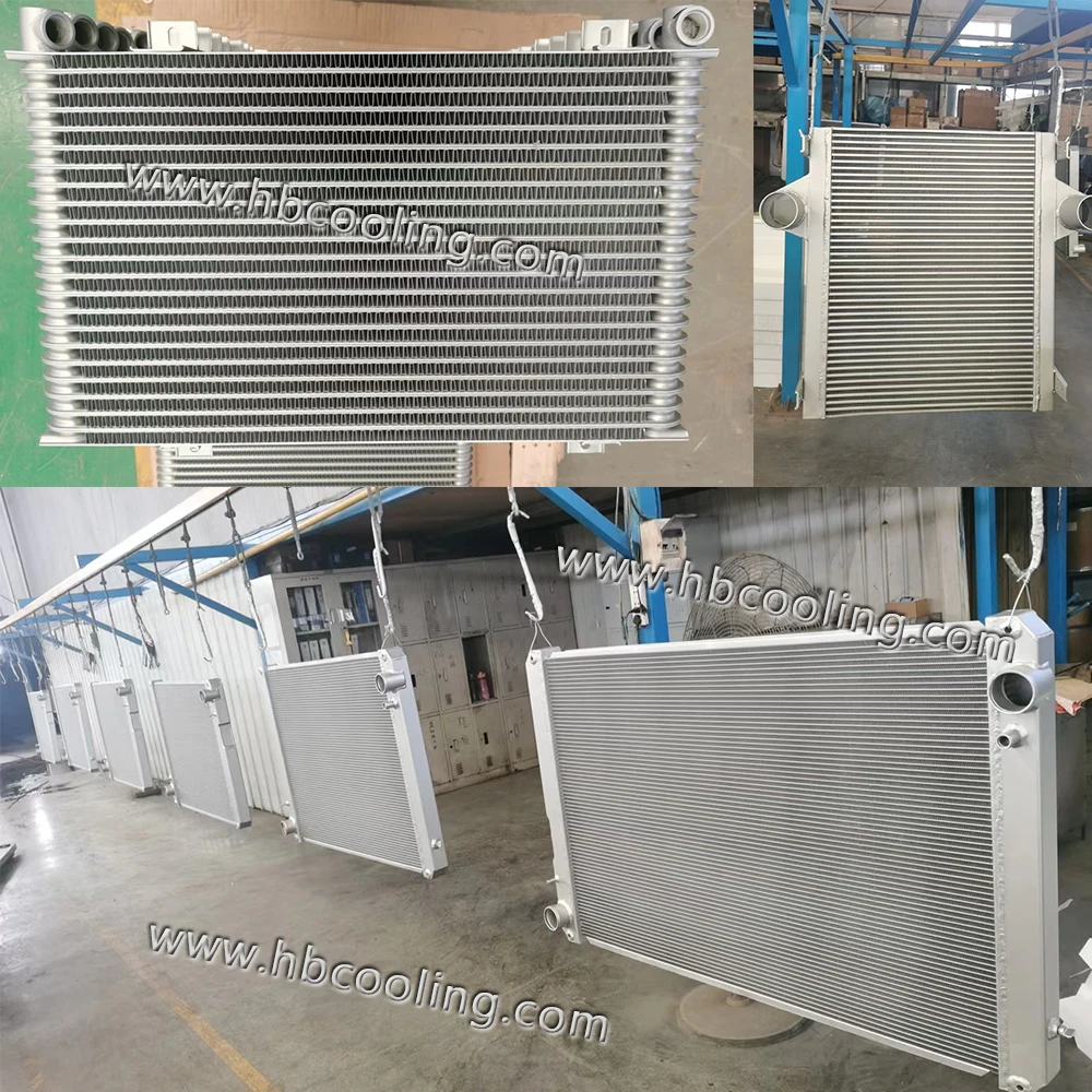 OEM 590014/590014ST/16400E0230/16400E0231 High performance aluminum radiator for Hino 238/268/338 water cooling radiator