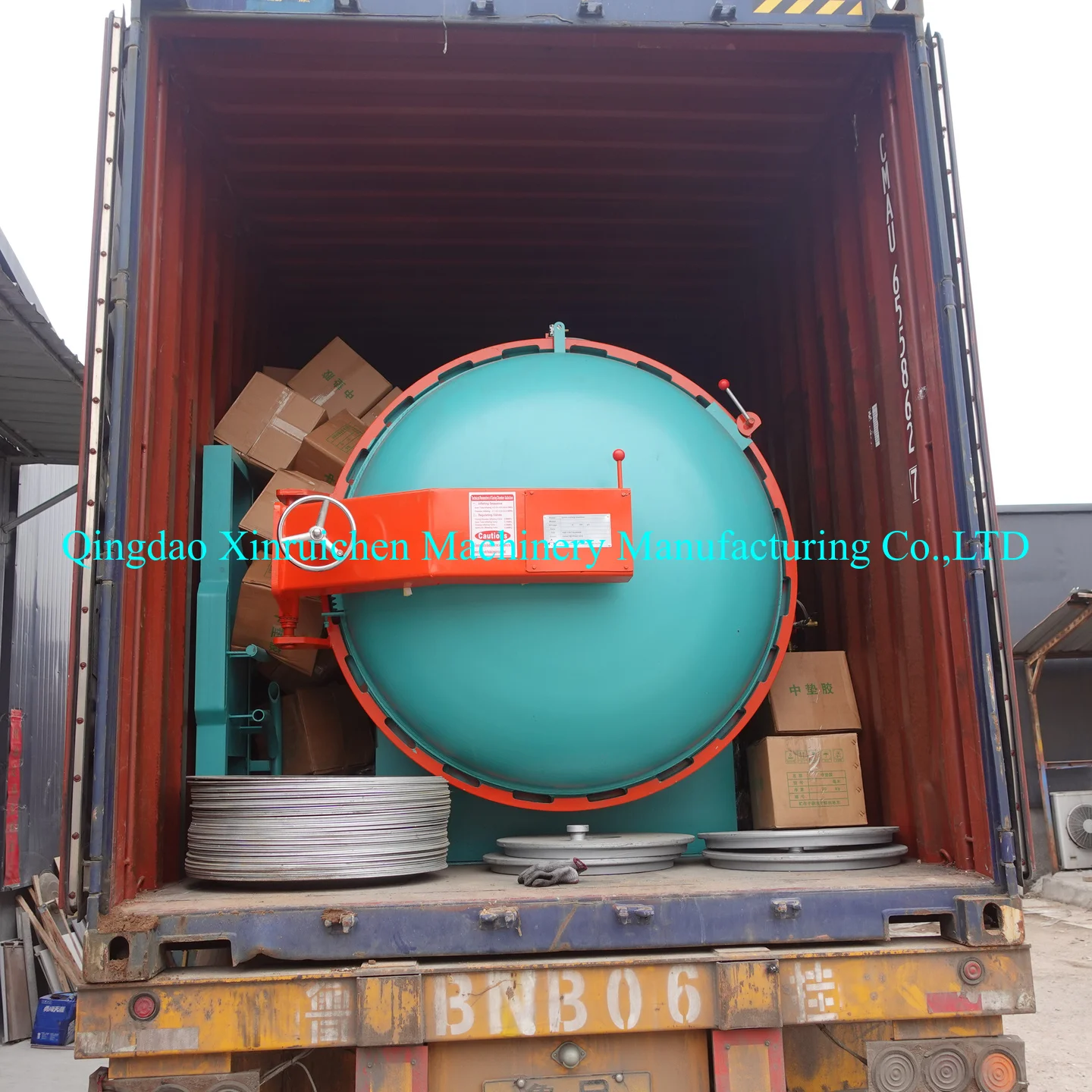 Rubber Autoclave Curing Chamber For Tire Retreading Machine