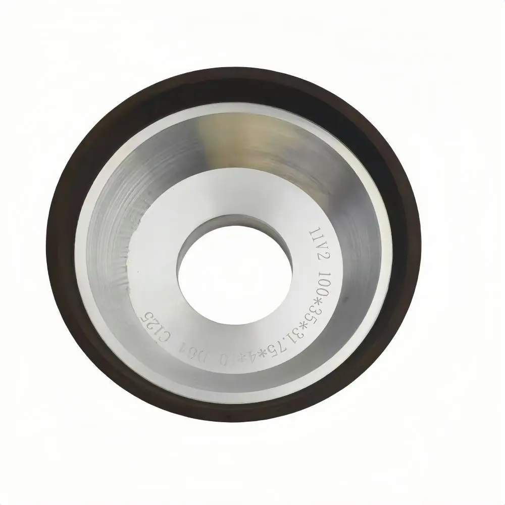 75 100mm 125 150 Resin bond 11V9 diamond bowl grinding wheels for carbide tools