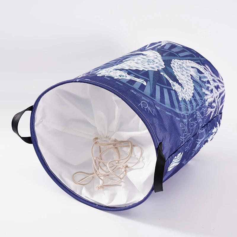 Hot Sale Folding Laundry Hamper Storage Basket Organizer Canvas Dirty Clothes Basket