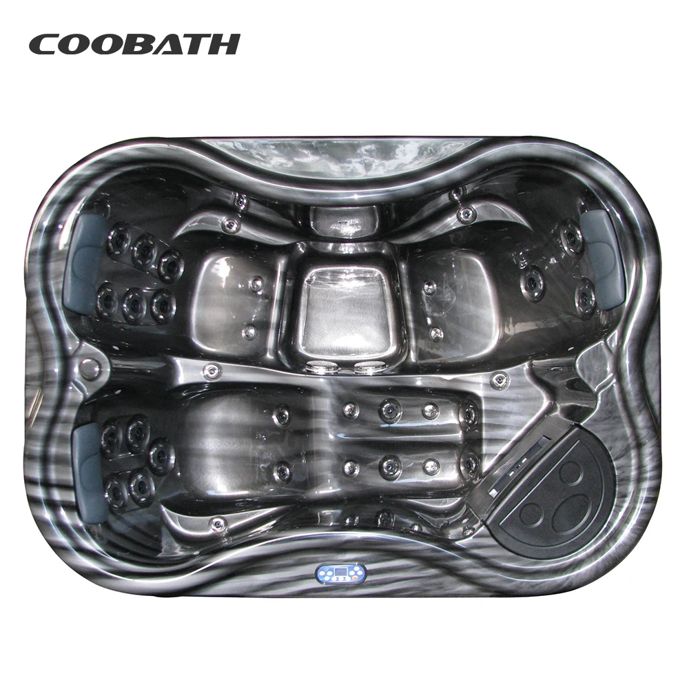 Above Ground Pools Outdoor Hot Tub Swimming Pool  Air Jet Large Whirlpool Bathtub Hydro Massage SPA Swim Free Standing 3 Person