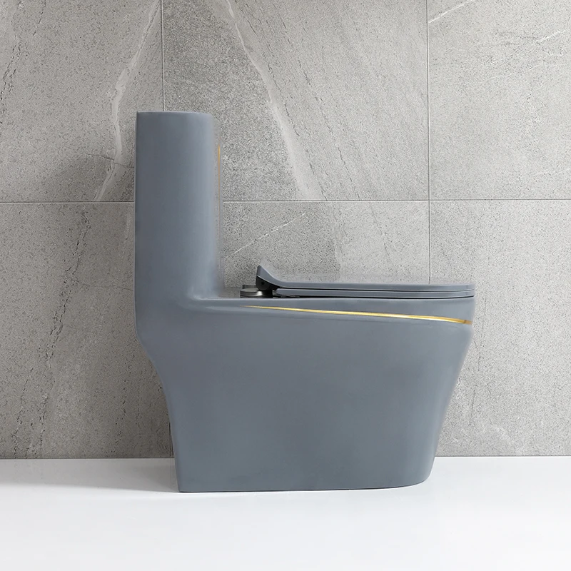 Empolo commercial Sanitary ware hotel ceramic wc toilet color one piece flush toilet bowl commode for bathroom