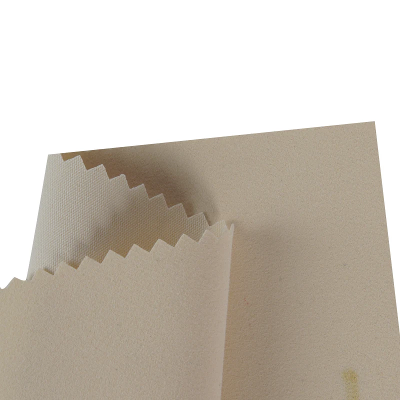 breathable faux leather suede velvet fabric ready stock
