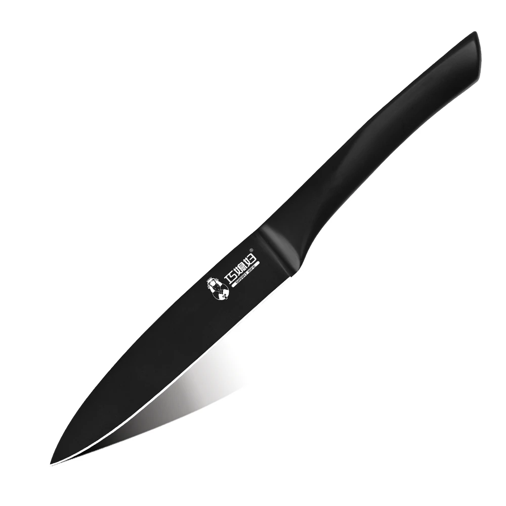 Non Stick Coating Kitchen Knife 5 Inch Hollow Handle Wholesale 5Cr15MoV Steel Chef Knife