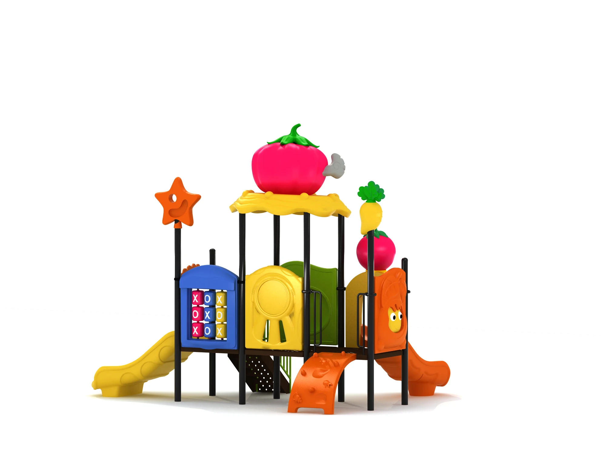 Factory Price Strawberry Theme Amusement Park Outdoor Playground For Child