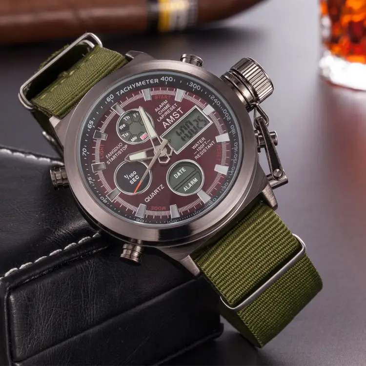 Luxury Waterproof Sports Electronic Watches - Fashion Minimalist Wrist Watches for Men