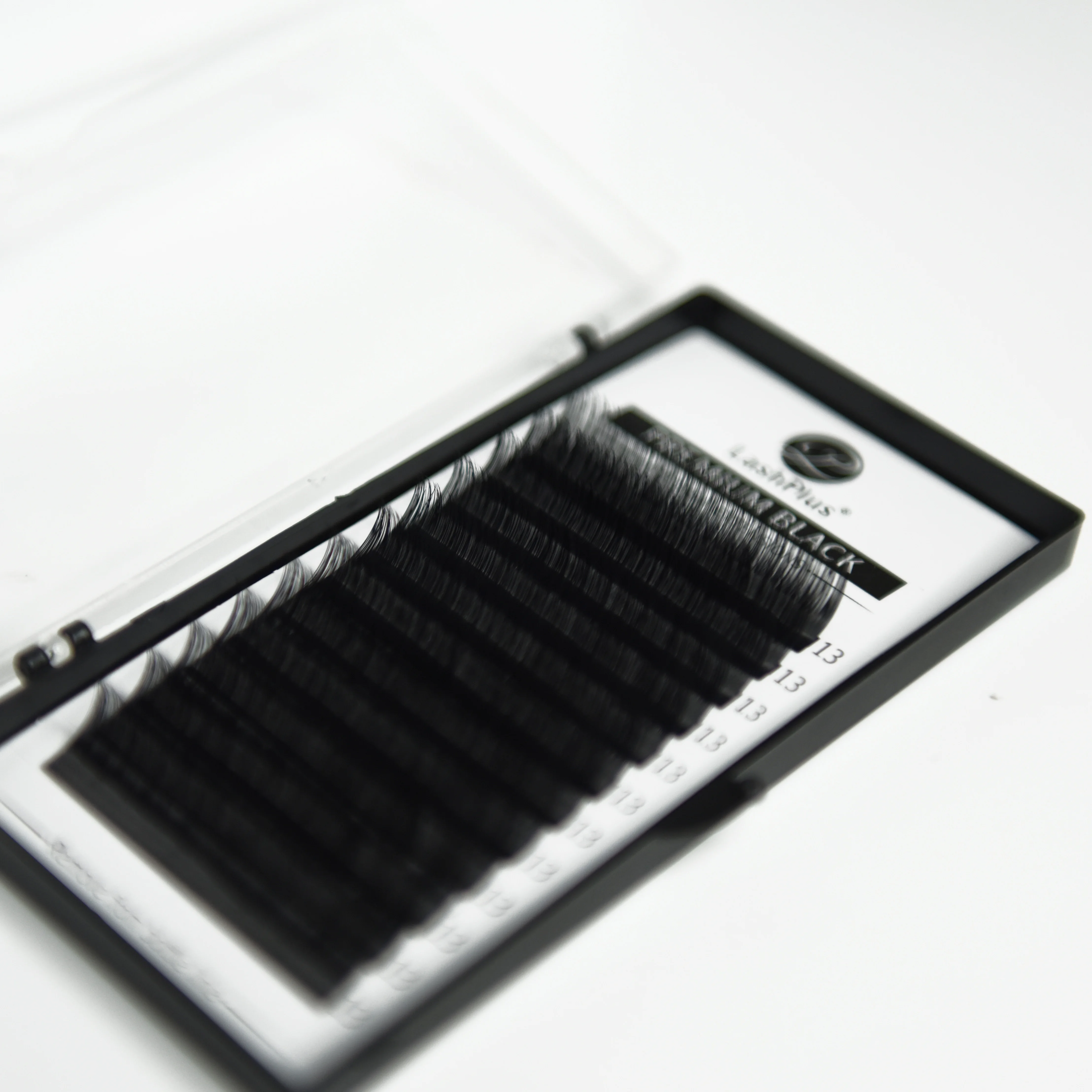 LashPlus luxury good quality cashmere eyelash extension 03 05 07 soft matte black velvet lash tray