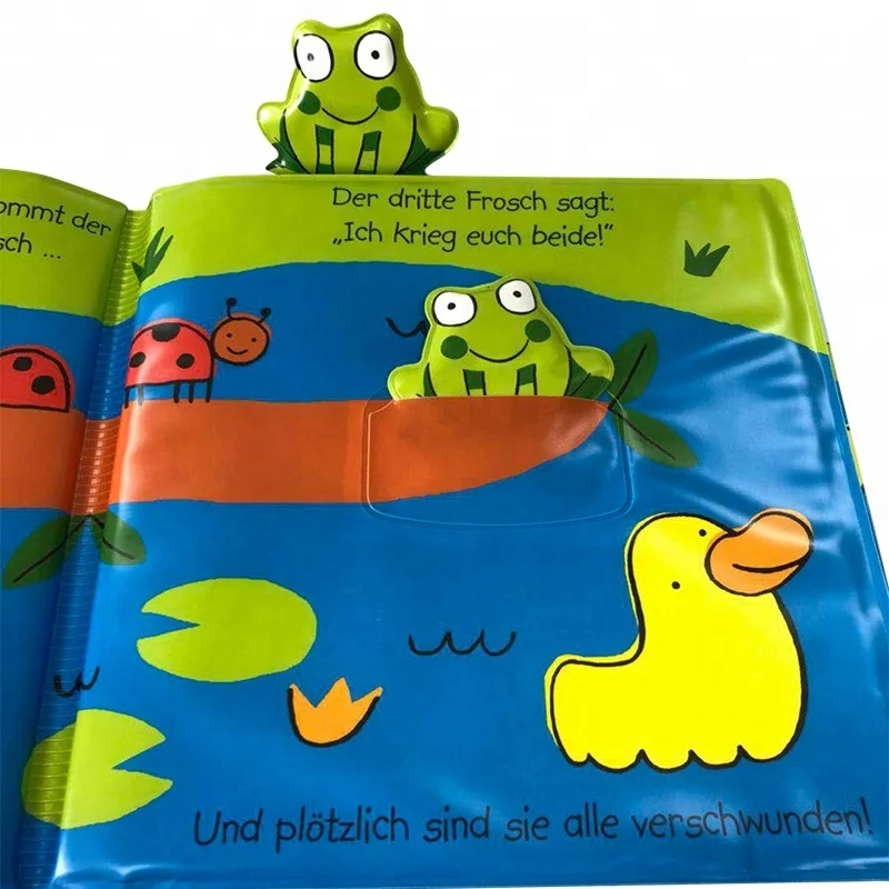 Soft Book baby Fisher price toys waterproof children book with CMYK printing