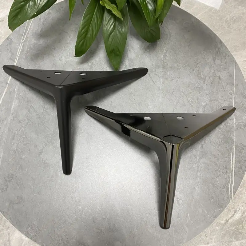 New color Triangle Y shape Modern Furniture Leg Rose Gold metal sofa leg