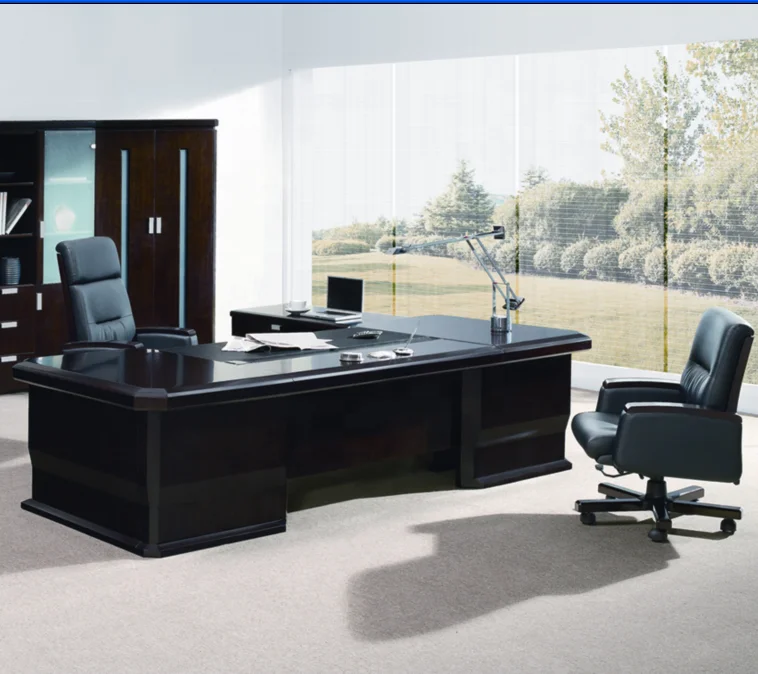 Elegant Design Classical Solid Wood Executive Office boss table