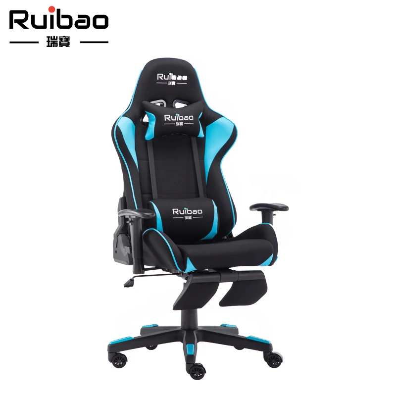 Высококачественный удобный эргономичный компьютерный игровой стул с подставкой для ног