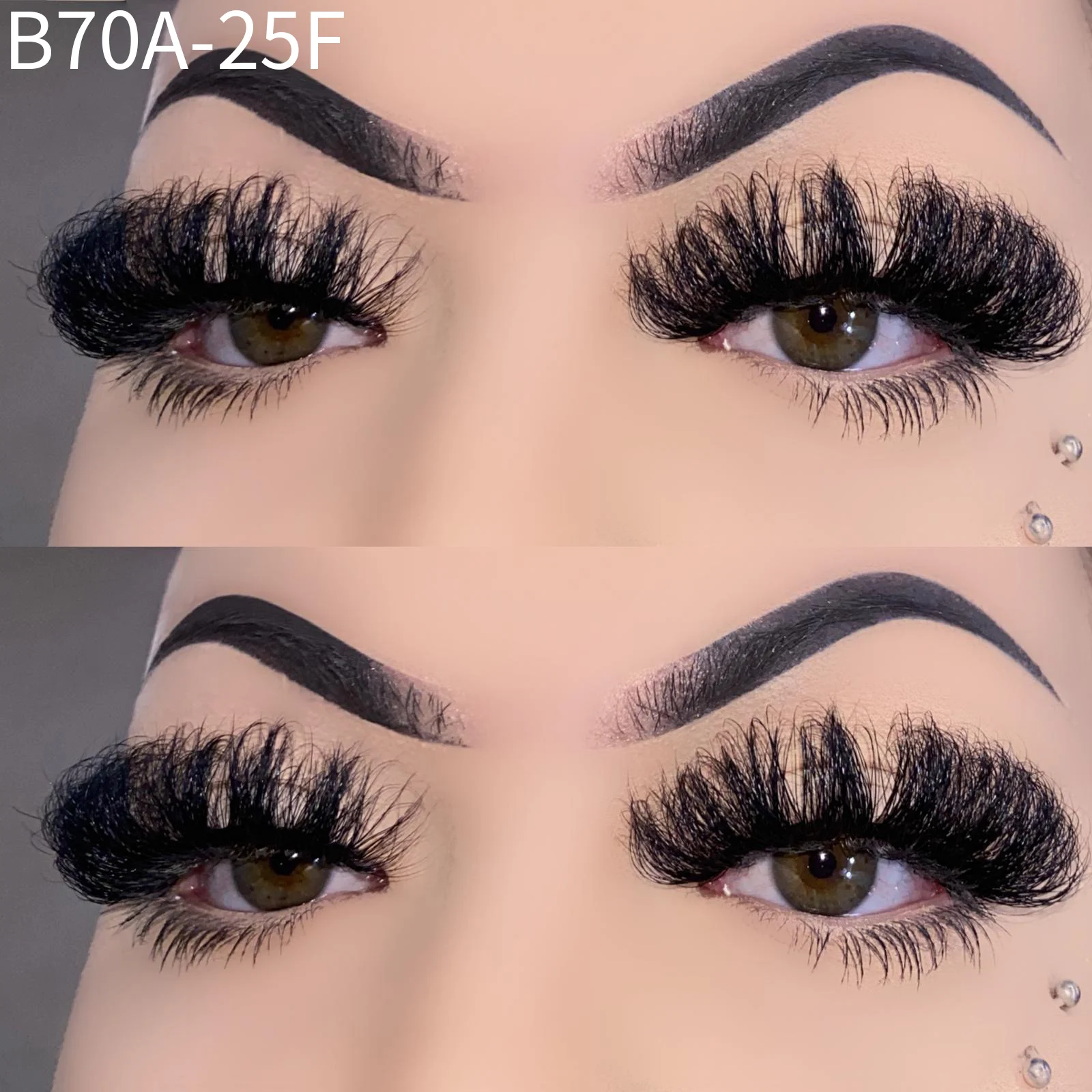 Natural eyelashes human hair natural long false eyelashes vendor natural real fur 25mm 3d mink eyelashes lashes wholesale