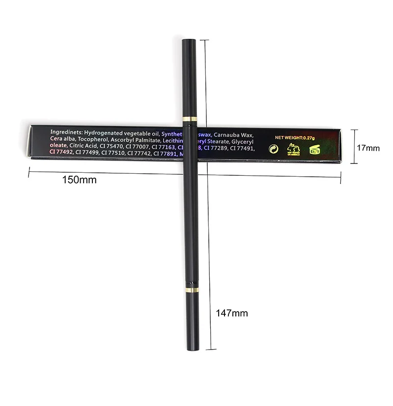 
No logo no brand slim eyebrow pencil high quality eyebrow pen 