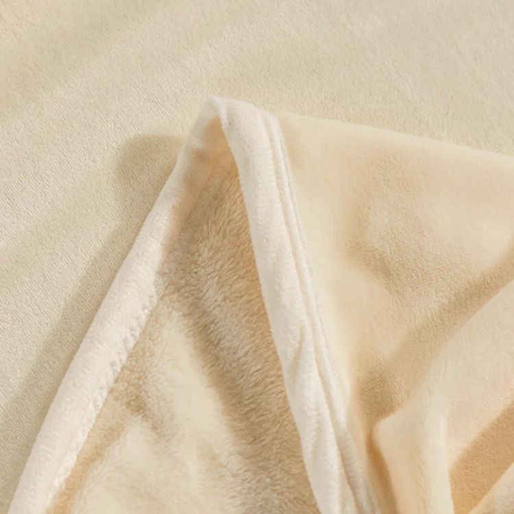 Dark Blue 100% Polyester Luxurious Plush Flannel Blanket Blank Baby Blanket For Sublimation