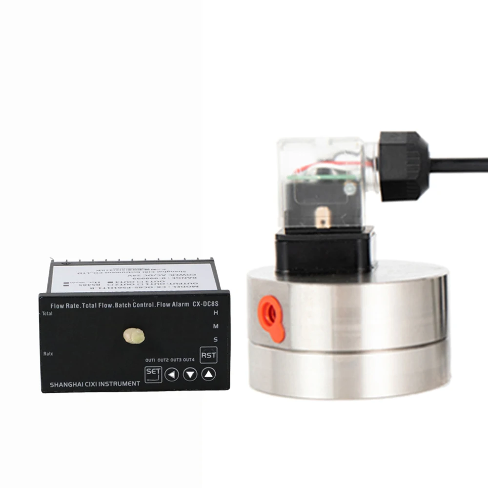 SHANGHAI JISHEN RS485 modbus small fuel oil diesel engine fuel flow meter oil flow meter