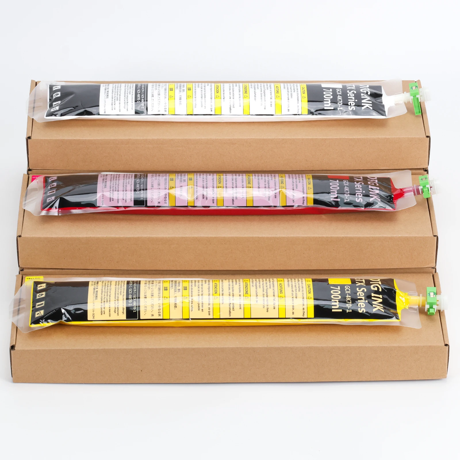700ml Digital To Garment DTG Ink Bag With Chip GTX-600 400 422 423 424 425 Pro B Bulk Printer GTX Ink Chips For Brother GTX