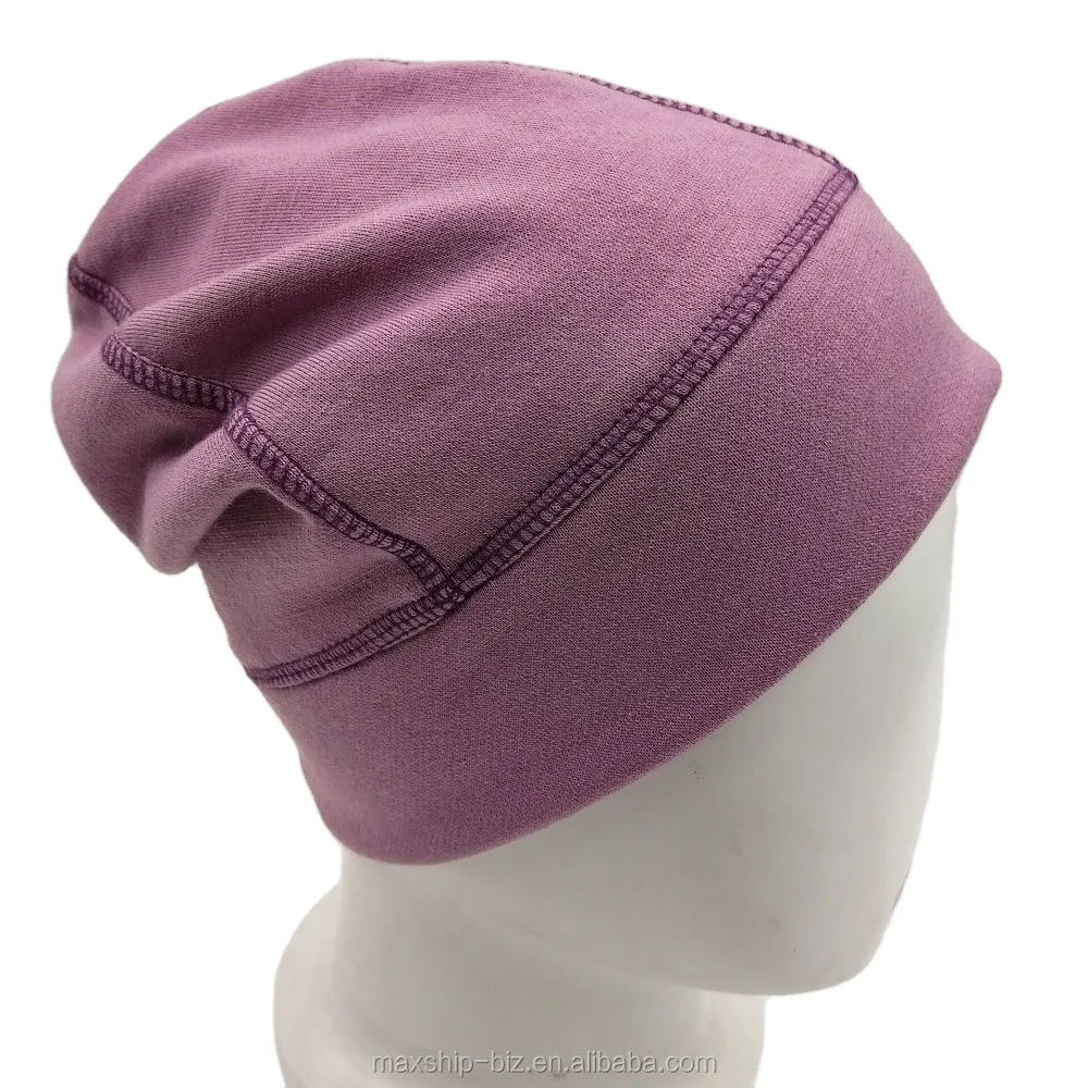 unisex sport slouch merino wool beanie hat