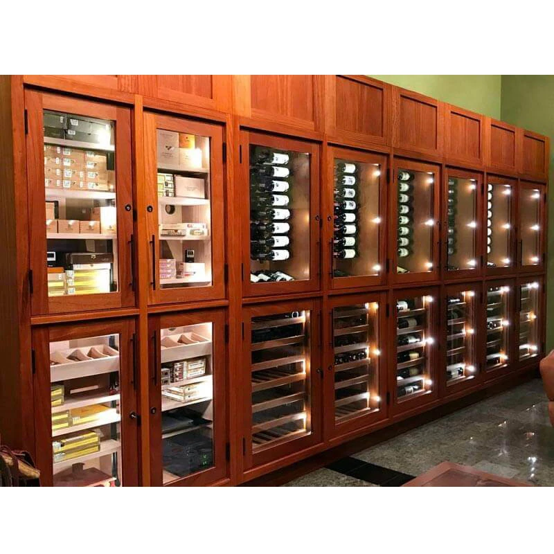 Customized LUX Modern Commercial Wine Store Design Modern Wine Display Cabinet Decoration Furniture