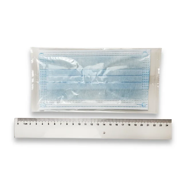 50pcs Pack Good Quality EN 14683 3 Ply Anti-virus Protective Surgical Medical Disposable Non-Woven Face Mask For Men And Women