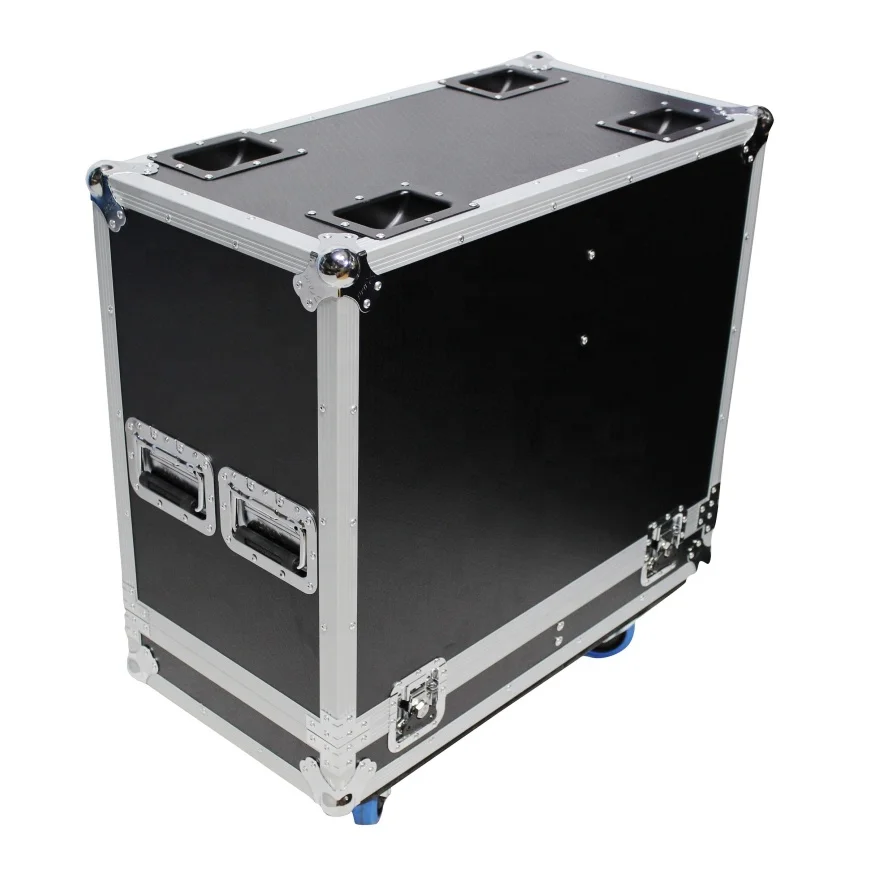 BRAVO Customized Two-Way Sound Speaker Box Flight Case with Wheels