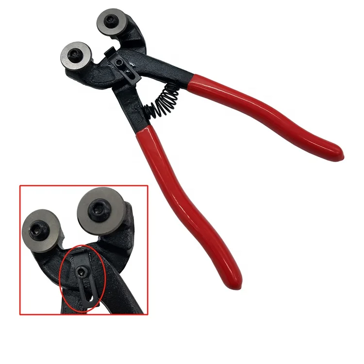 Mosaic Wheeled Glass Nippers with ruler Ceramic Tile Cutting Shaping Plier