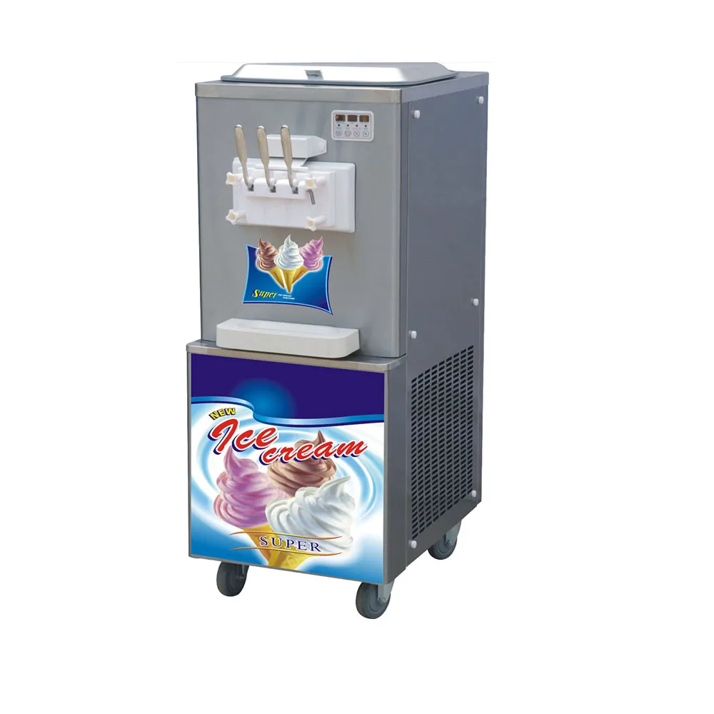 Hot Sale 11-16 Kg L/Hour  Output  Commercial Ice Cream Machine