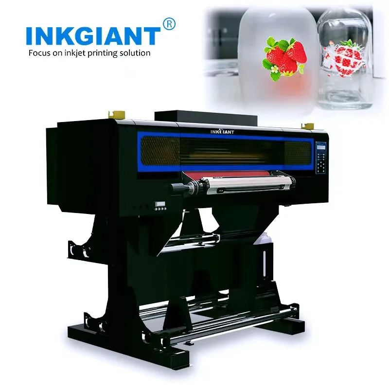 INKGIANT 24 дюйма рулон в УФ dtf машина 3d наклейка цифровая печать TX800 головка 60 uv принтер