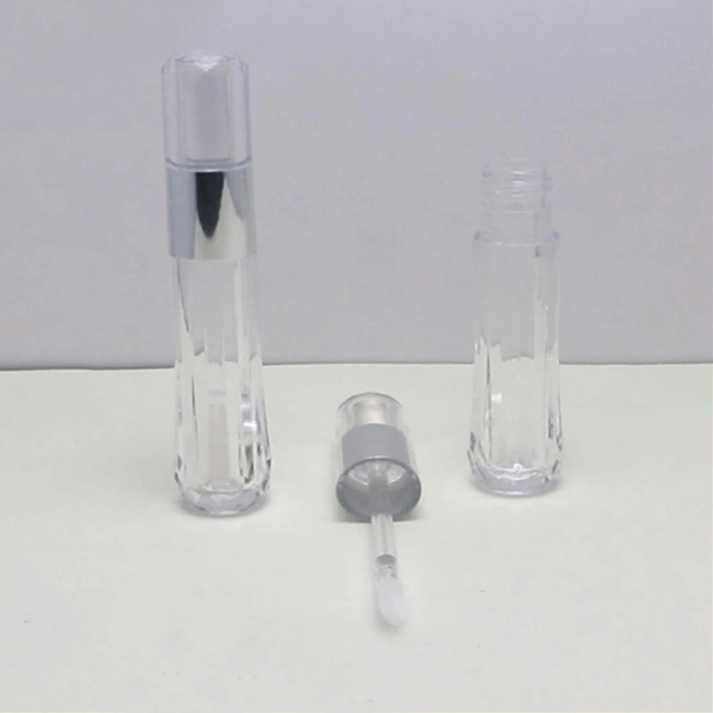 
Matte Black Lipgloss Tube Private Label Liquid 4Ml Round Clear Rose Gold Led Gold Empty Lip Gloss Tubes 