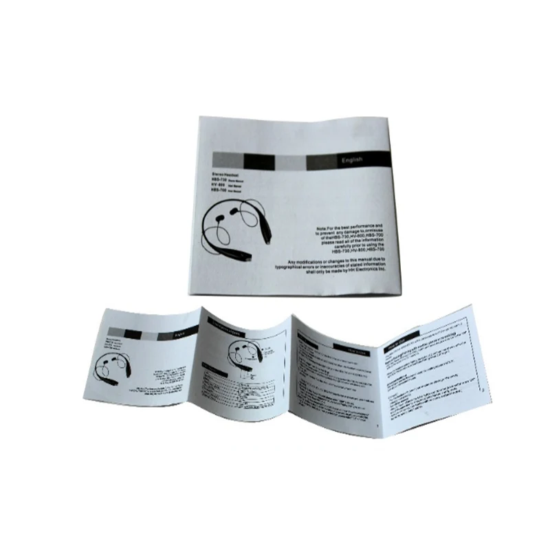 Hot sale  Customized All Size Instruction Manual Book Printing Service