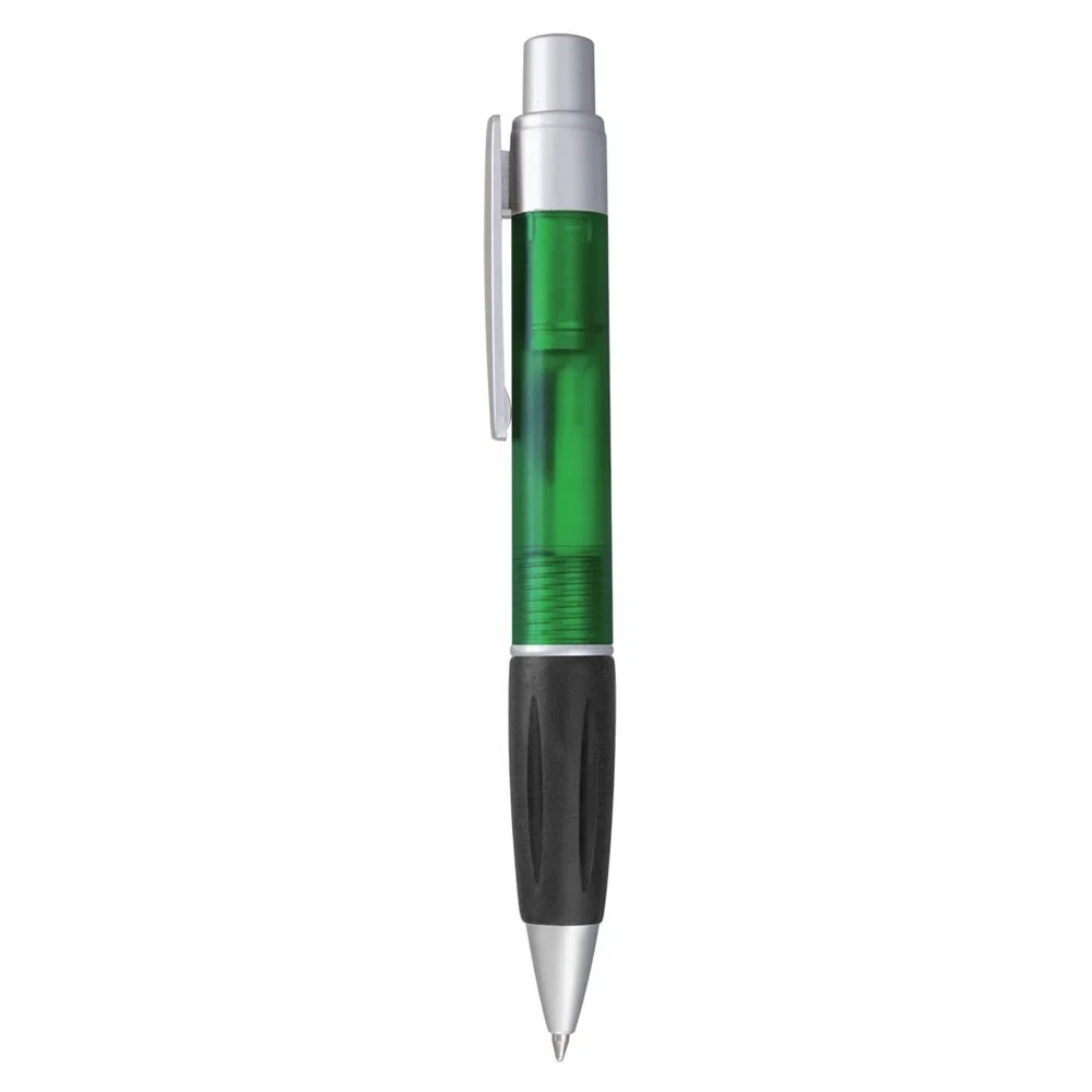 Economical  Click Action Plastic Pen with Colored Push Button 1200m Writing Custom Logo Promotional Gift PP007 Diplomat in Stock
