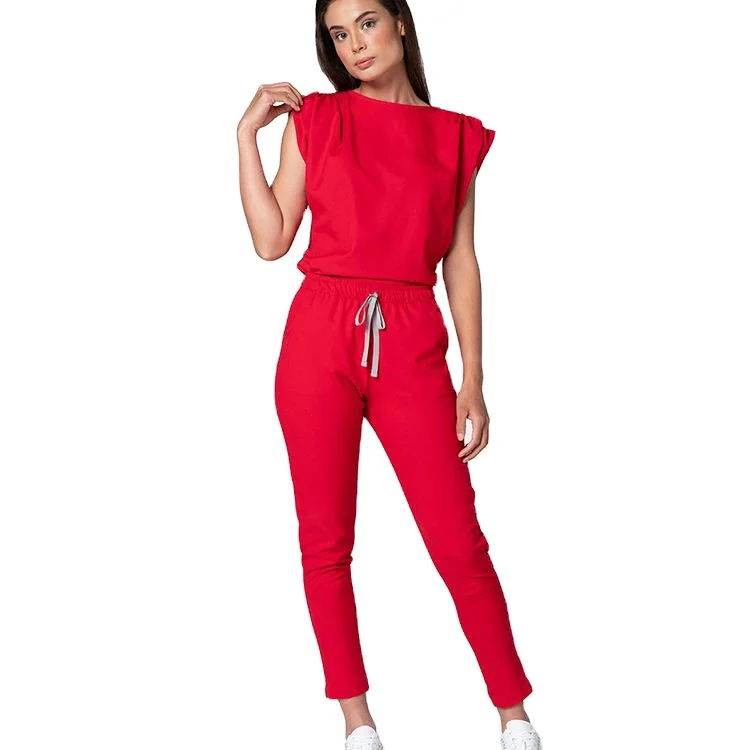 Wholesale Hospital Uniforms Scrubs Vendors Nurse Scrubs Top with Jogger Scrubs Uniforms Sets